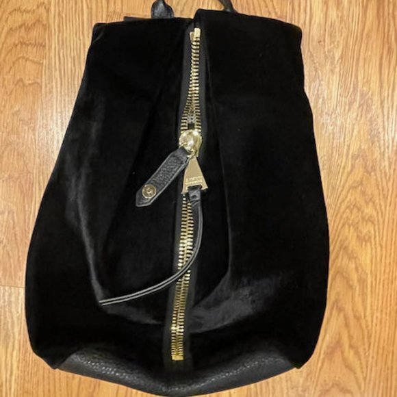 Aimee Kestenberg TAMITHA Backpack with Black Velvet & Black Leather main image 6